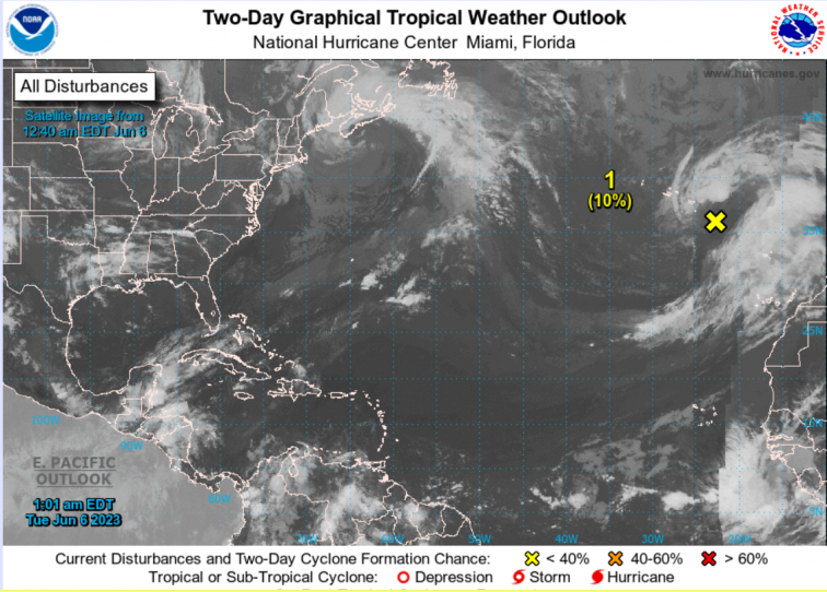 El ciclón Óscar trae a Galicia tormentas de componente subtropical a partir de este martes