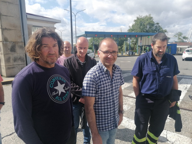 Representantes del comité de Navantia en Ferrol