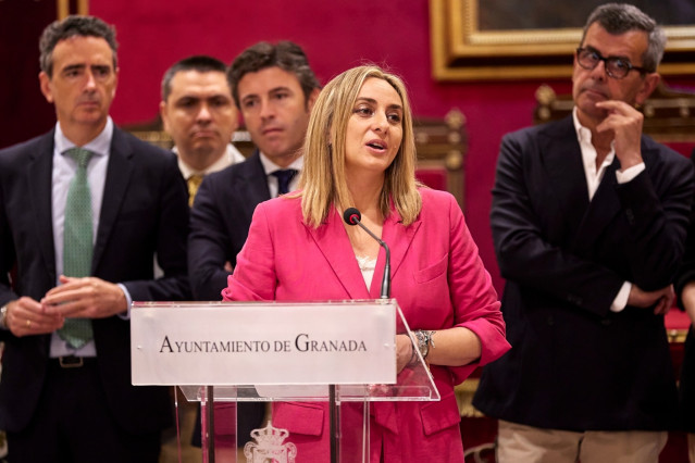 La alcaldesa de Granada, Marifrán Carazo, la semana pasada