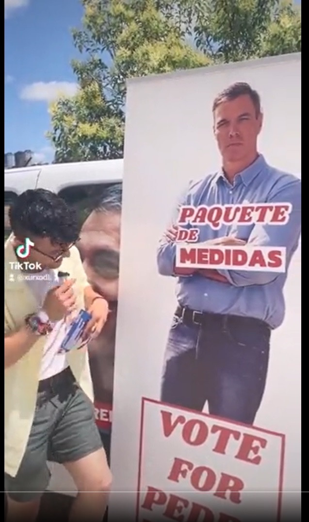 El PSOE retira una campaña que hacía alusión al paquete de Pedro Sánchez (video)