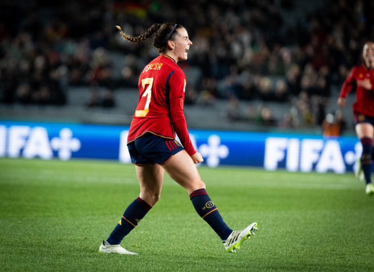 Un golazo de la gallega Teresa Abelleira abre la lata de Zambia en el Mundial (5-0) (video)