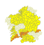 La ola de calor aprieta en Ourense y en toda la cuenca del Miño, con 42ºC de máxima y 22ºC de mínima en la misma jornada