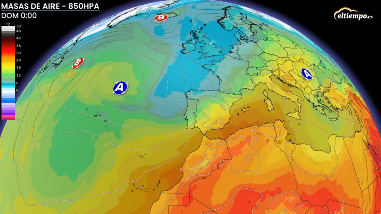 Otra noche sin dormir en Galicia, pero la ola de calor se disipa con la llegada de las lluvias y la caída de temperaturas