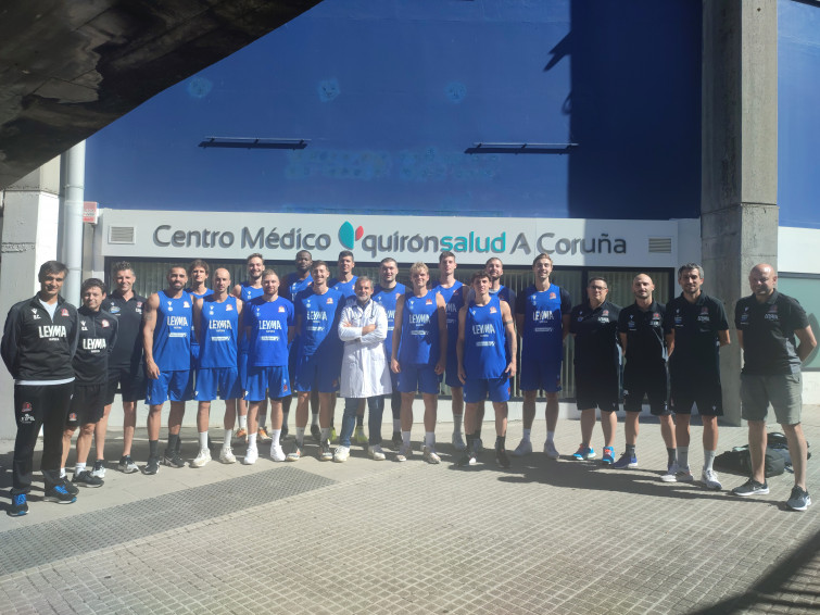 QuirónSalud realiza los reconocimientos médicos de los jugadores del Club Básquet Coruña