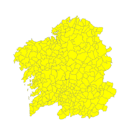 Alerta amarilla en toda Galicia por tormentas este sábado por la fusión de la DANA y el huracán Franklin