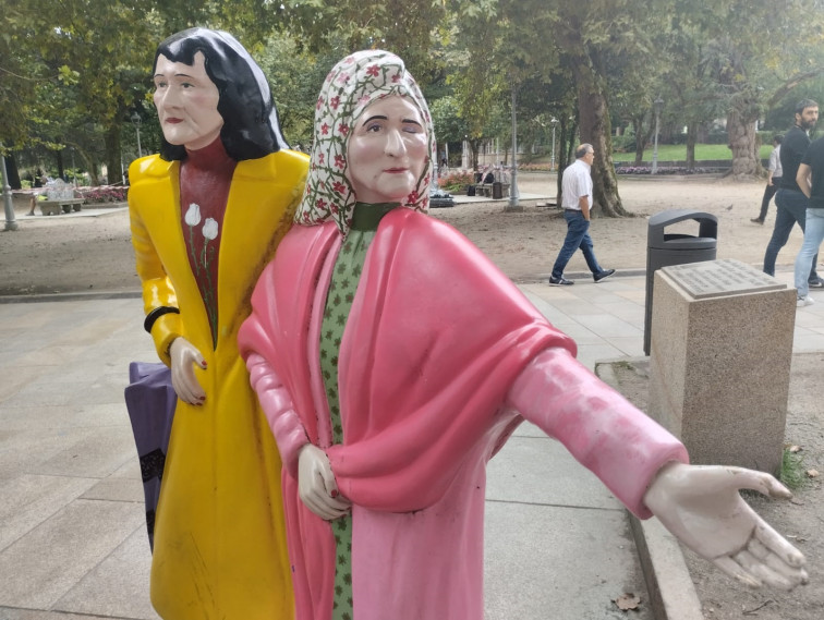 Vandalizan el monumeto de As Marías: 