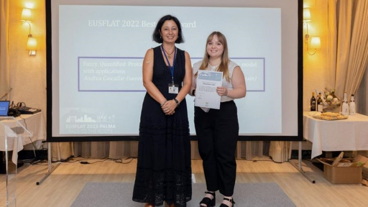 Andrea Cascallar, investigadora de la USC y primera mujer de España que gana el premio a la mejor tesis de Europa