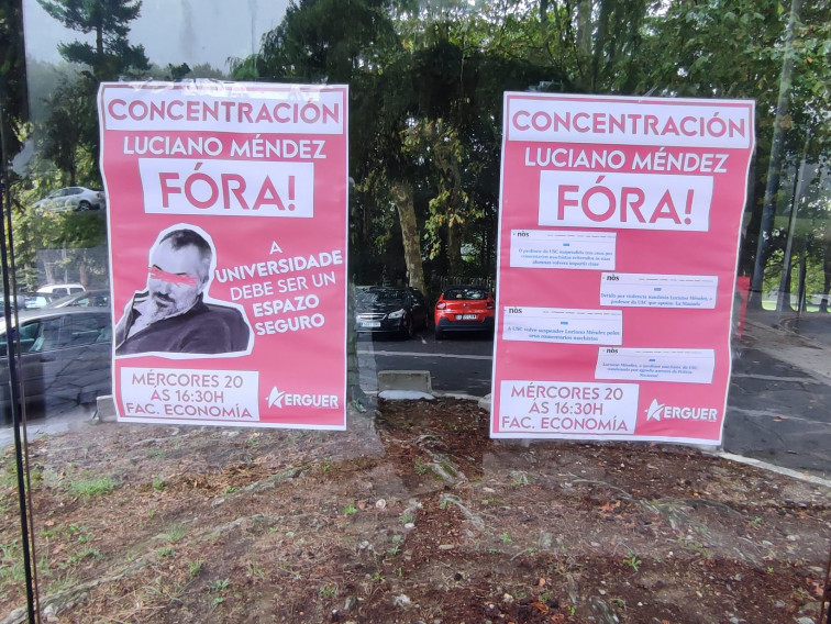 Erguer convoca a los estudiantes a una manifestación para pedir a la USC el cese del polémico Luciano Méndez