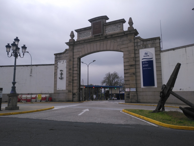 Una militar atropella en las puertas de Navantia Ferrol a un miembro del comité de empresa que participaba en un piquete