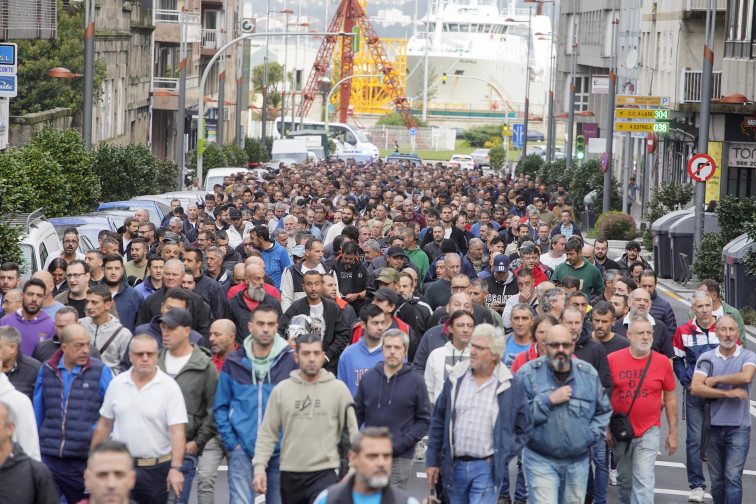 Al borde de la huelga en los astilleros tras la muerte de un trabajador en Armón, Vigo