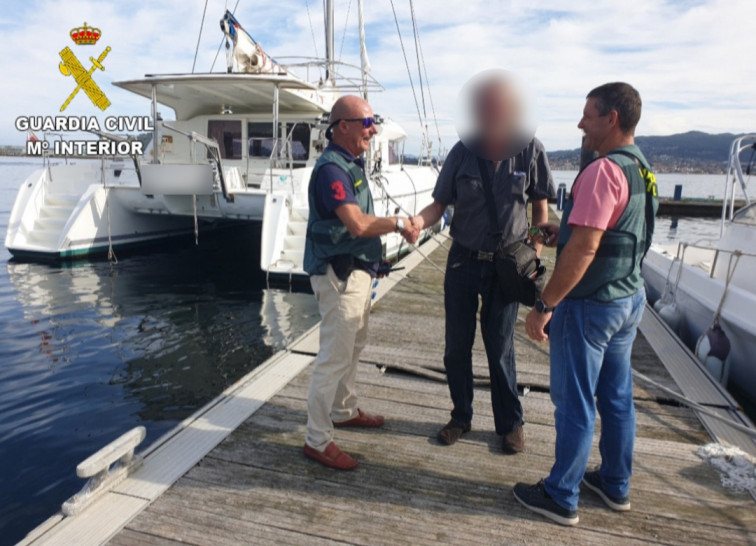 Encuentran en Baiona un catamarán sustraído en Portugal y valorado en casi medio millón de euros