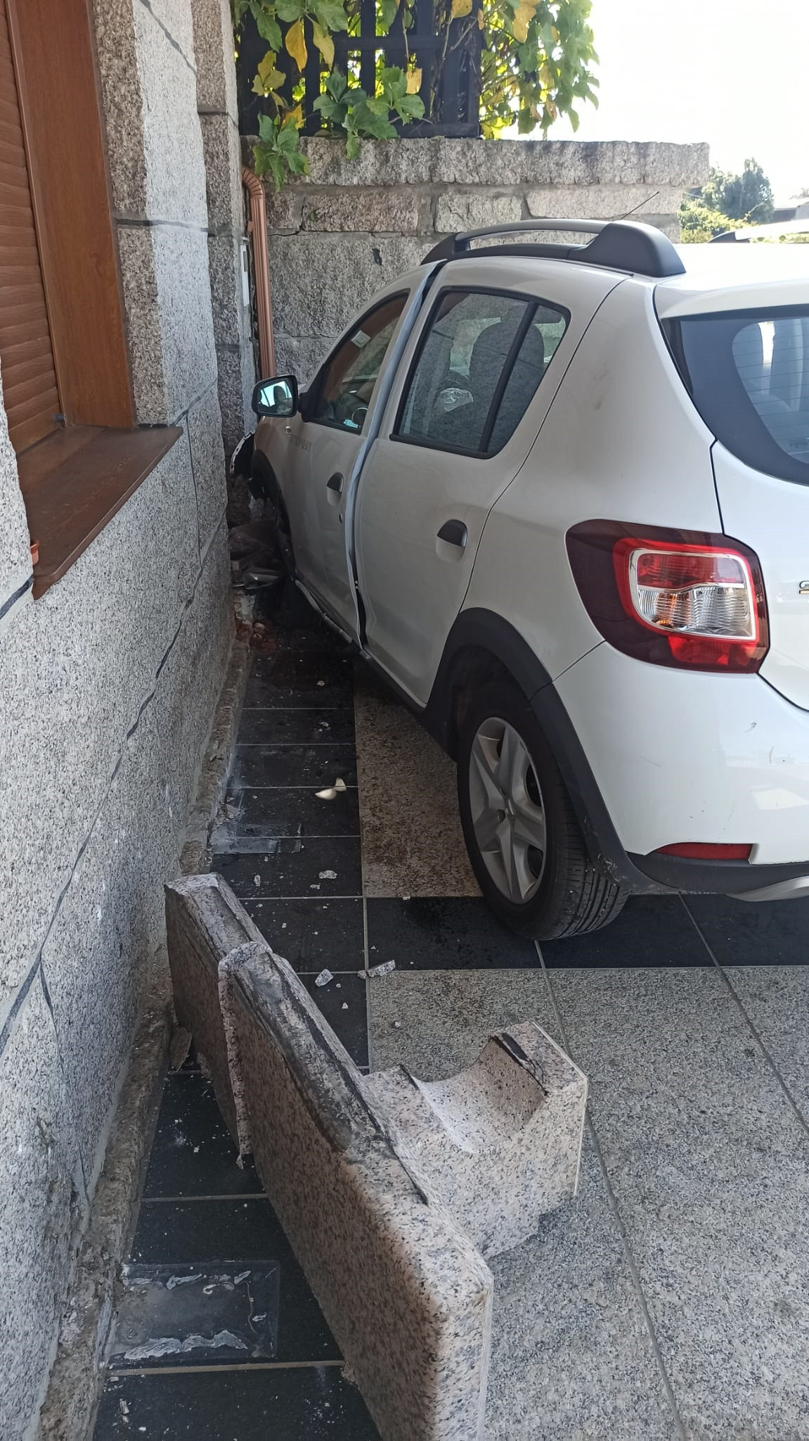 Accidente en la parroquia pontevedresa de Nantes