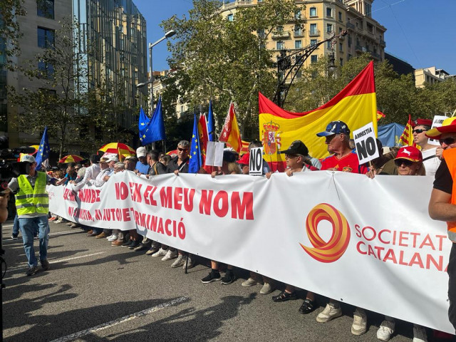 VÍDEOS: Catalunyapress entrevista a los participantes en la manifestación en contra de la amnistía