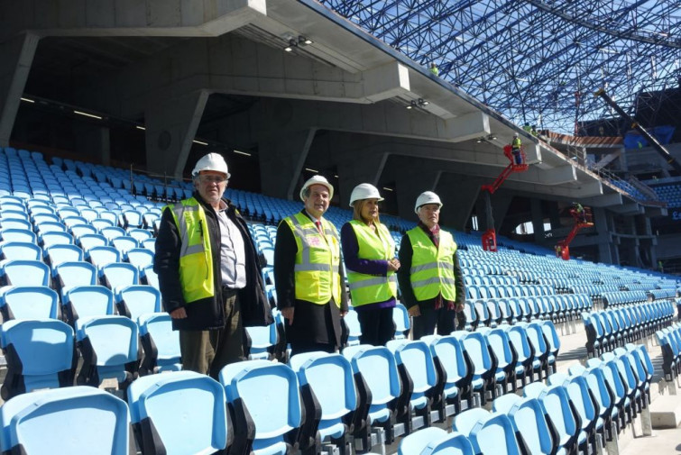 La Deputación pide el proyecto de reforma de la grada Gol de Balaídos y Abel Caballero les entrega 