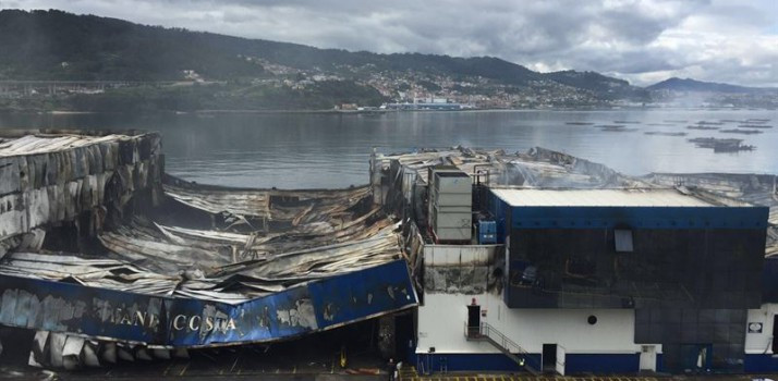 ​Los bomberos de Vigo acudieron al incendio de Fandicosta contra el criterio del 112