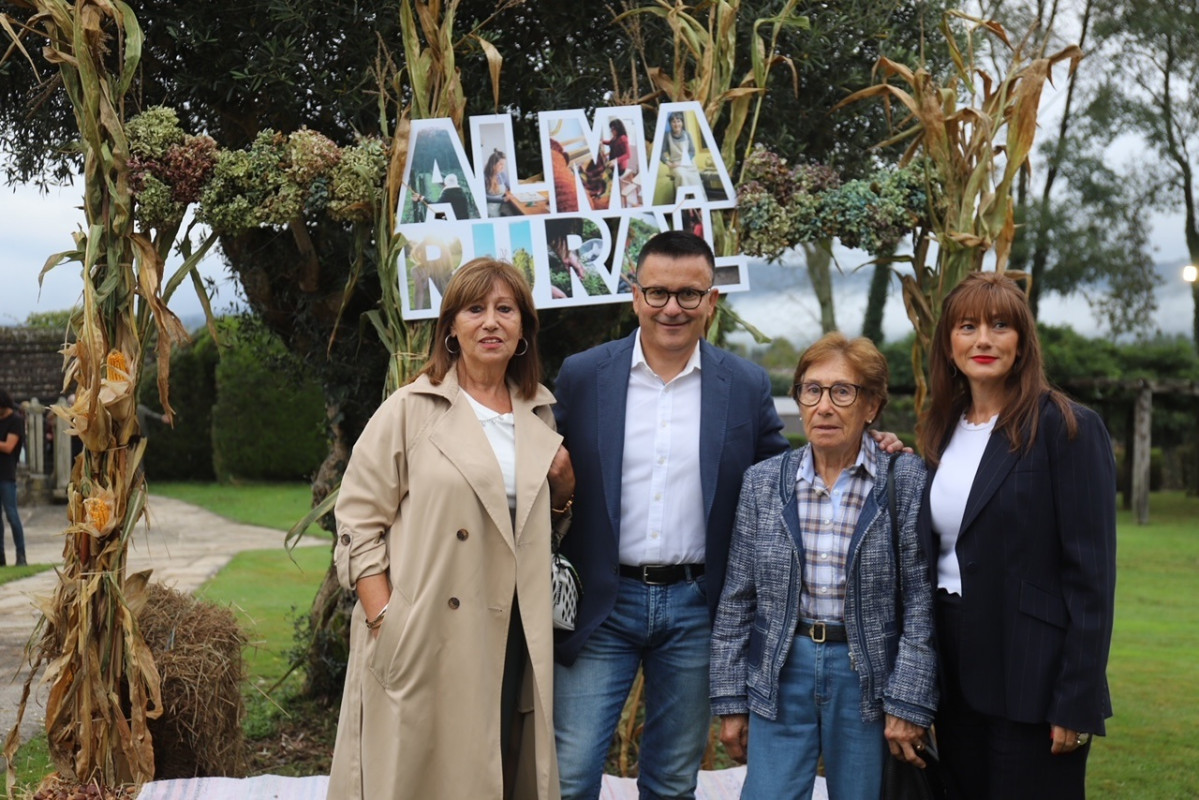 El conselleiro do Medio Rural, José González, en el evento Alma Rural