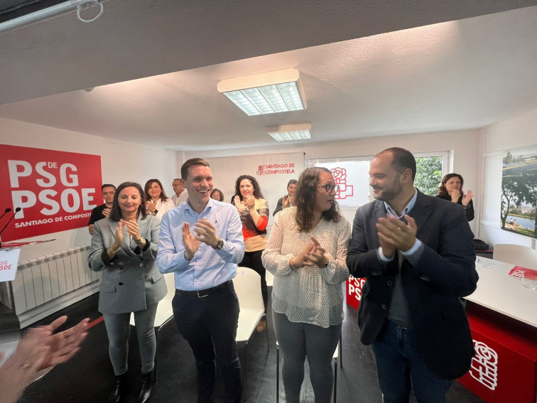 Aitor Bouza es proclamado secretario xeral del PSOE de Santiago