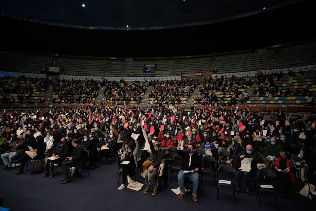 Archivo - Público en la XVII Asamblea Nacional del BNG, en el Coliseum de A Coruña, a 6 de noviembre de 2021, en A Coruña, Galicia, (España). El Coliseum de A Coruña acoge este domingo la XVII Asamblea Nacional del BNG. En este encuentro se prevé la reele