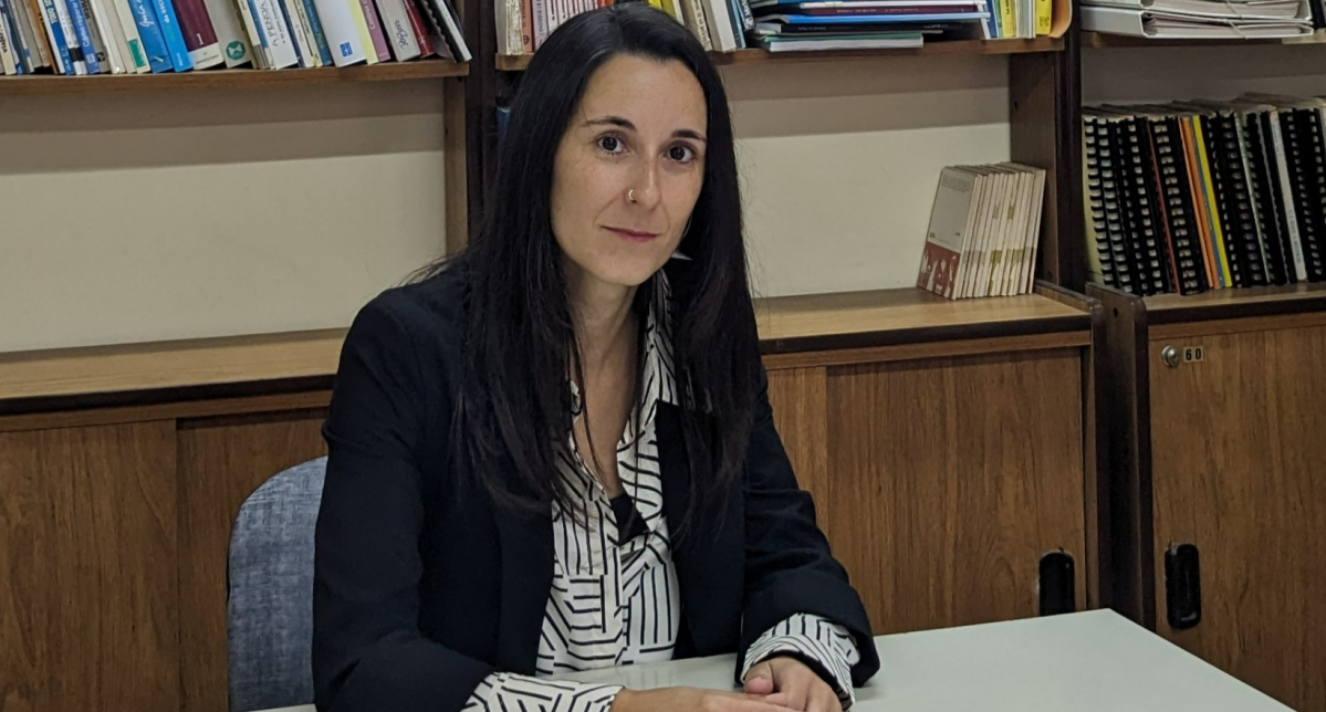 Inu00e9s Salteiro Leis, directora da Plataforma de Organizaciu00f3ns de Infancia de Galicia