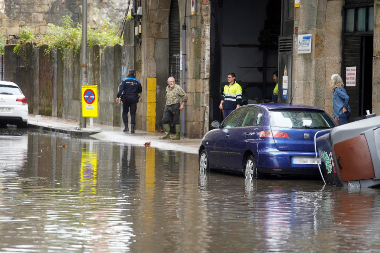 Abierta la autovía Marín-Pontevedra, que estuvo cortada desde este sábado por las inundaciones