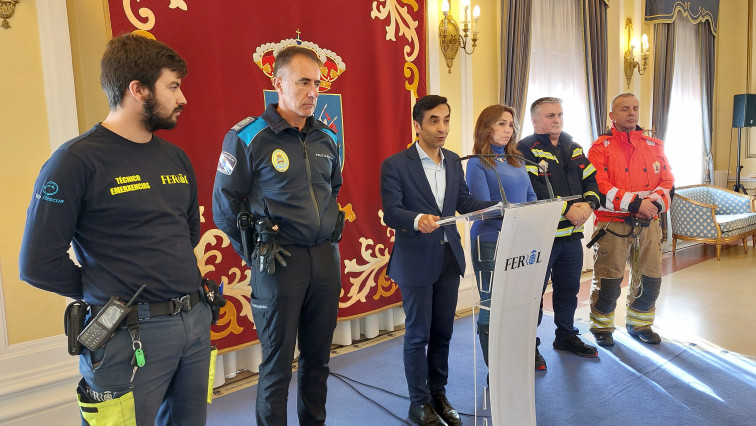 La borrasca Domingos fuerza suspender las vacunaciones y a cancelar actividades en exteriores en Ferrol