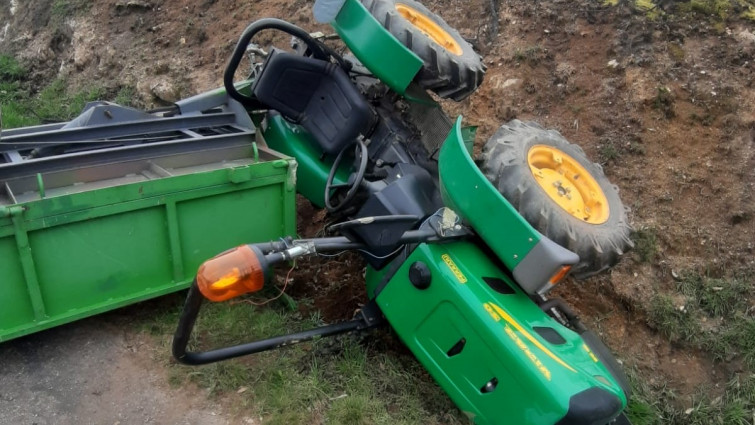 Pesar en Cerdedo-Cotobade por la muerte de un vecino de 51 años al volante de un tractor