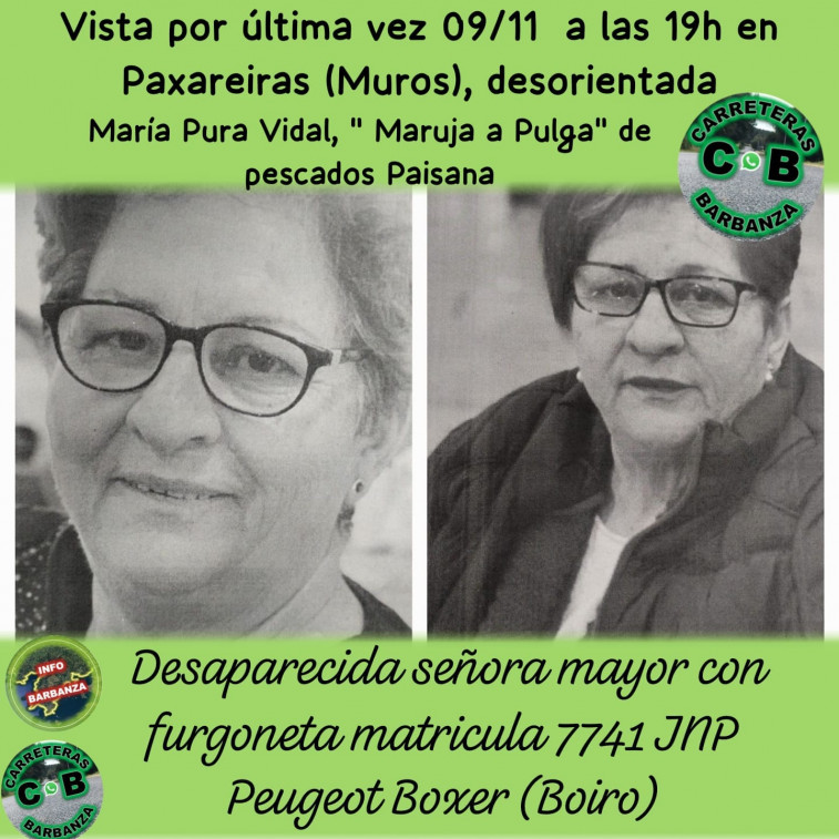 Encuentran a la pescadera de Boiro desaparecida el jueves