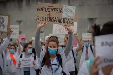 Protestas enfermeras