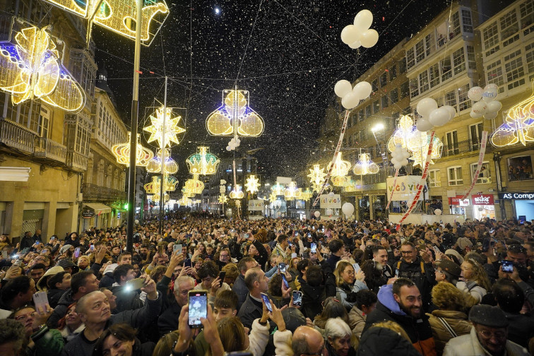 Las luces y las sombras del alumbrado navideño de Vigo que no dejan indiferente a la ciudad