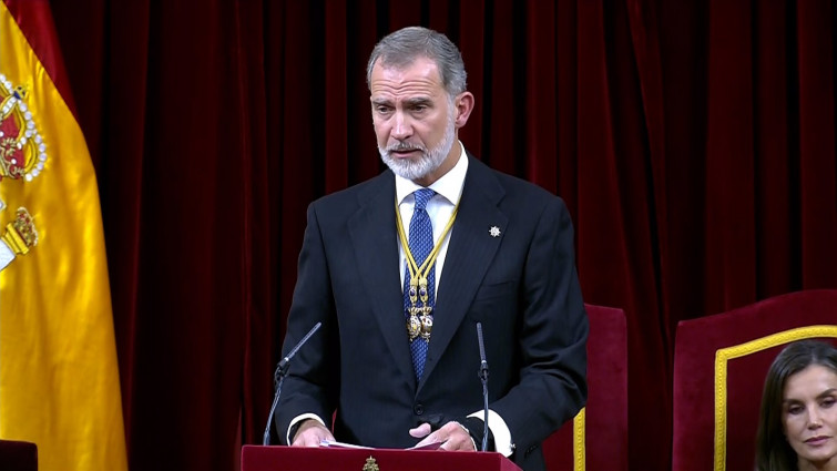 Felipe VI define en el Congreso a España como 