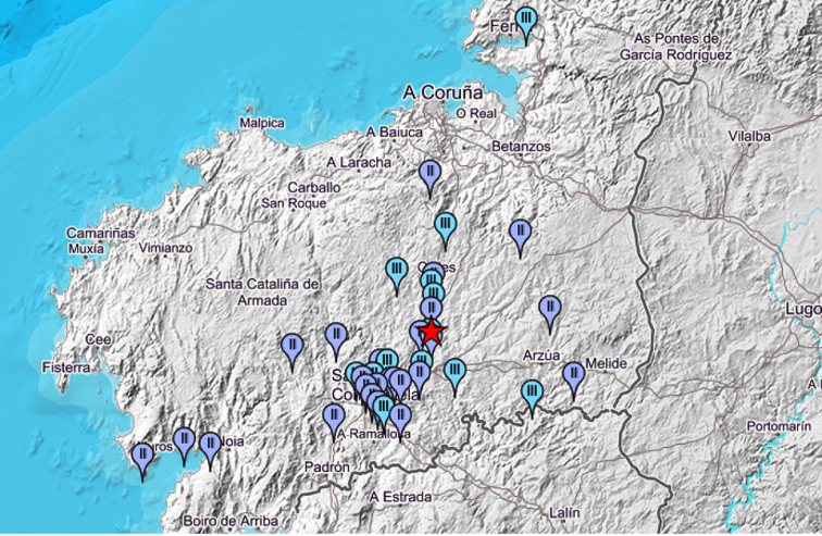 Terremoto: de Muros a Narón, estos son los lugares que temblaron por el seísmo con epicentro en Sigüeiro (Oroso), cerca de Santiago