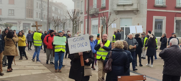 (VÍDEO) Goián y Moaña se manifiestan contra el 