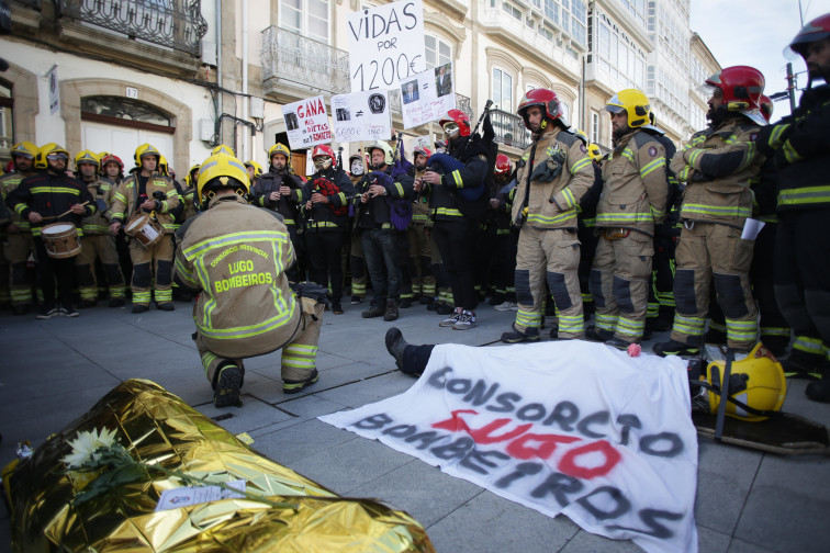 Bomberos de Vilalba denuncian el cierre del parque comarcal por el traslado de efectivos al de Barreiros