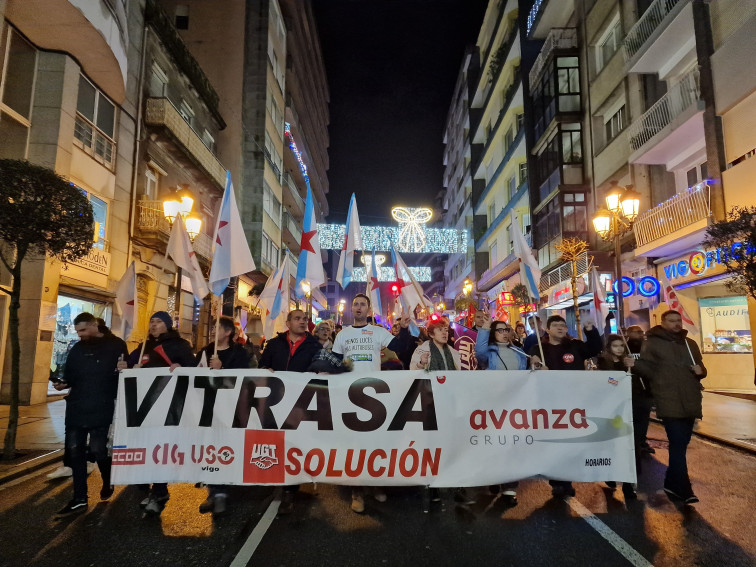 Trabajadores de Vitrasa vuelven a tomar las calles de Vigo en busca de una solución a la huelga