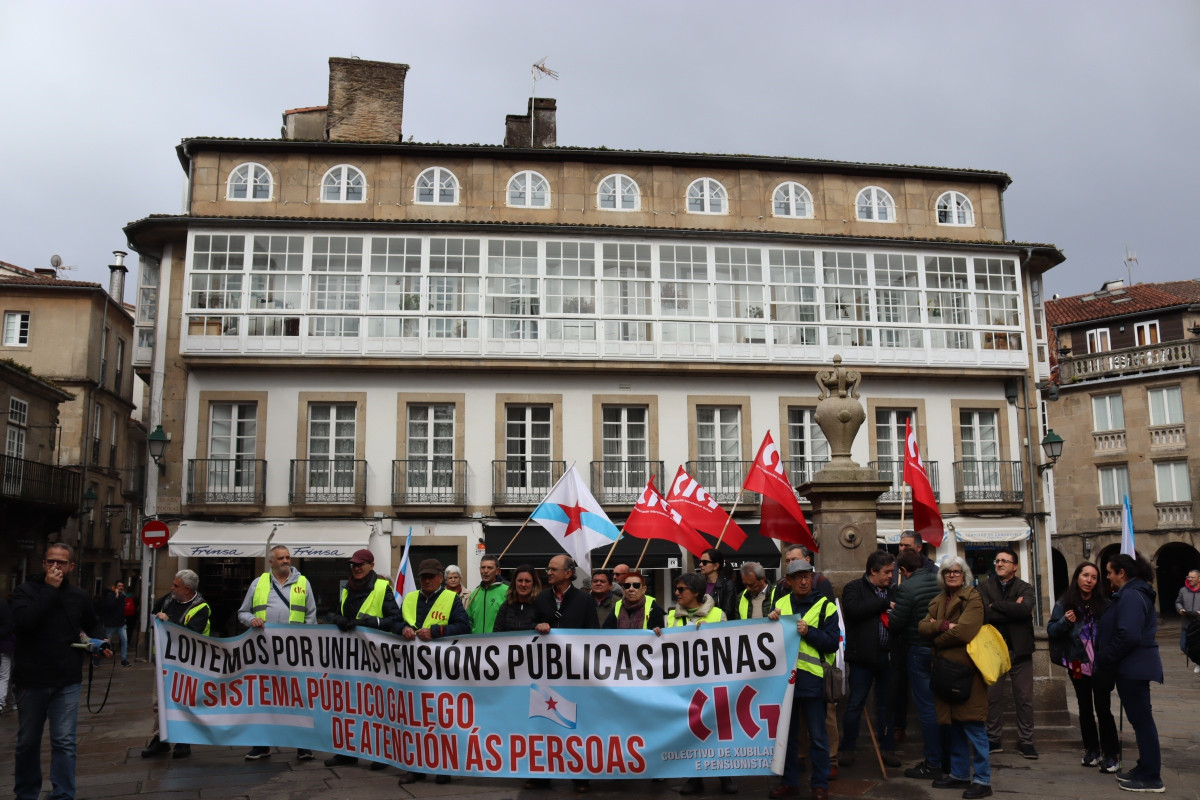 Archivo - Jubilados y pensionistas de la CIG piden la recuperación de "derechos perdidos" con las reformas de las pensiones