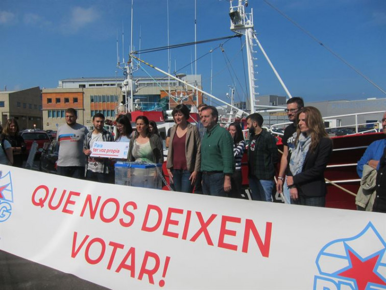 ​O BNG recorda que os mariñeiros embarcados seguen sen poder votar