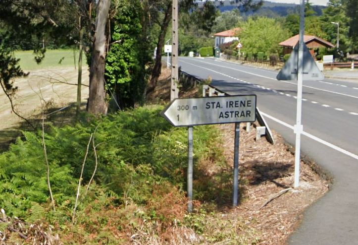 Aparece un cadáver en una zona de difícil acceso en Santa Irene, Arca, O Pino