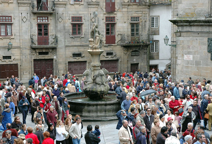 ​La mayoría de los turistas llegan a Galicia desde fuera de España