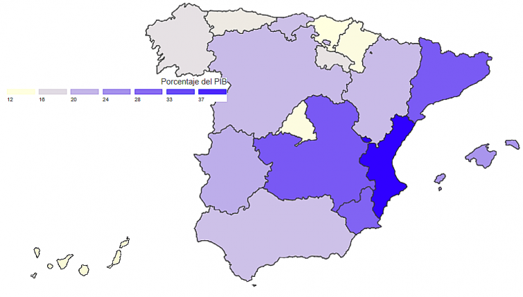 ¿Es Galicia una de las que menos debe? No, pero tampoco es de las que más y se endeudó menos que España