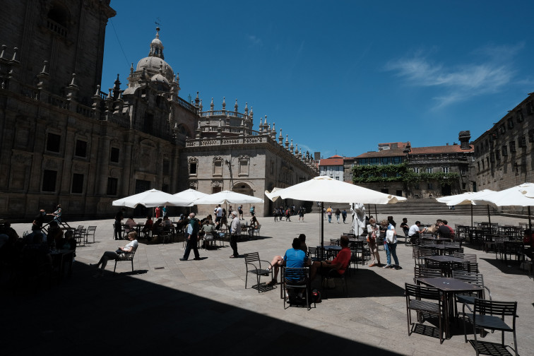 A Santiago de Compostela le cambian su cielo: 2.300 horas de sol en 2023, segundo mejor registro este siglo