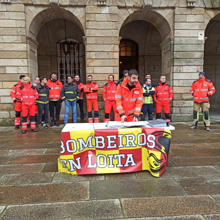 Los bomberos comarcales dejan el Obradoiro para ir 