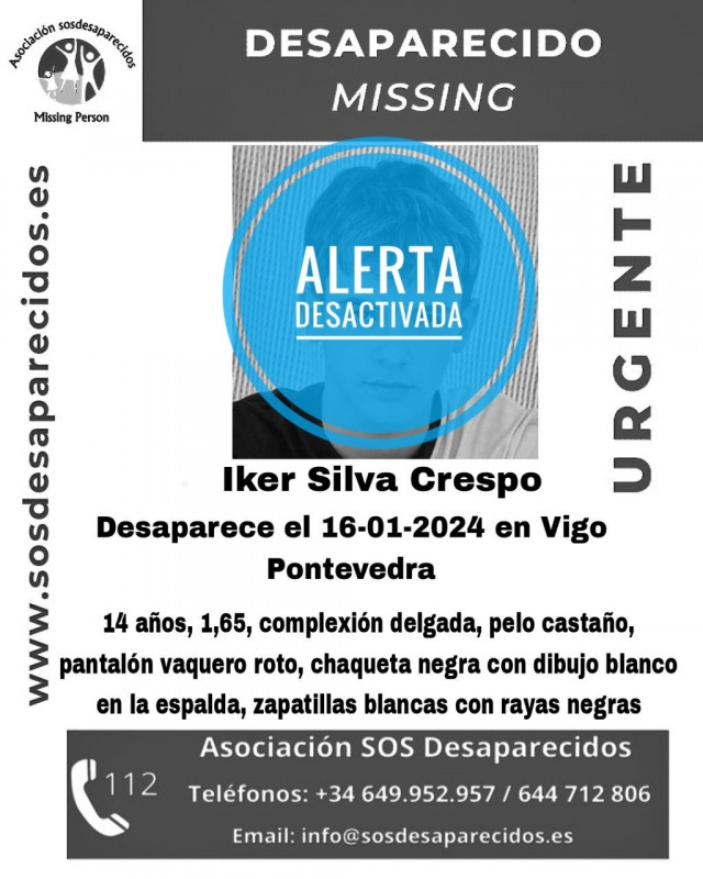 Localizado el menor desaparecido en Vigo.