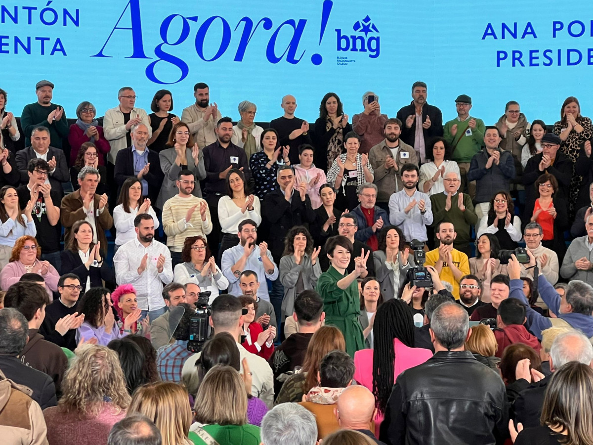 Convención nacional del BNG, con Ana Pontón, candidata a la Presidencia de la Xunta