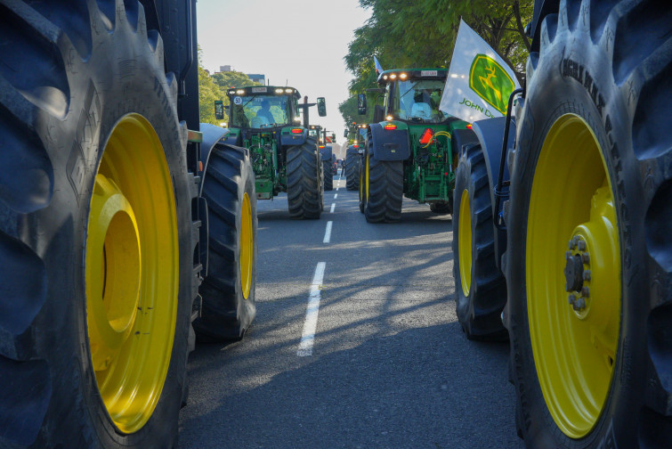 Las protestas de agricultores en Galicia, Portugal, Francia, etc