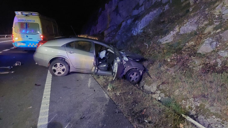 Fallece un hombre en Pantón después de una colisión frontal contra otro turismo