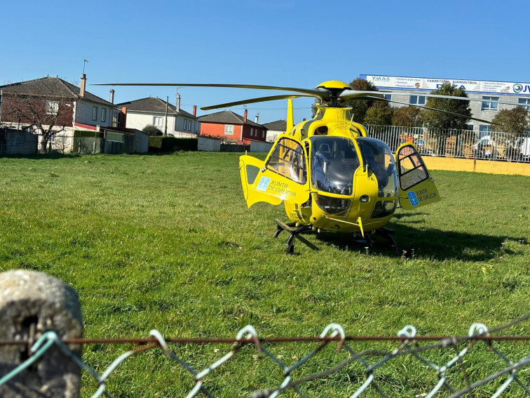 Accidente en Vedra con un motorista herido en una salida de vía