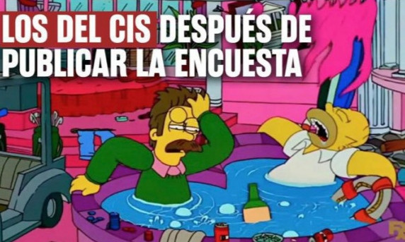 El PPdeG compara las encuestas del CIS con una resaca en 'Los Simpson'