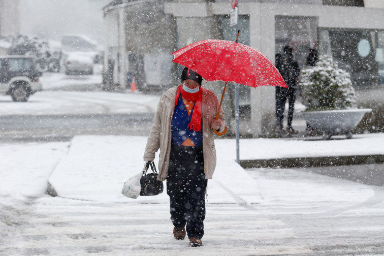 Temporal de frío golpeará Galicia a partir del jueves, con nieve a partir de los 700 metros