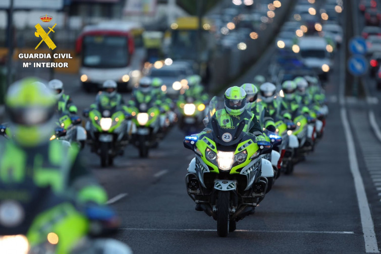 Un gran dispositivo de la Guardia Civil velará por O Gran Camiño, la vuelta ciclista que arranca este jueves