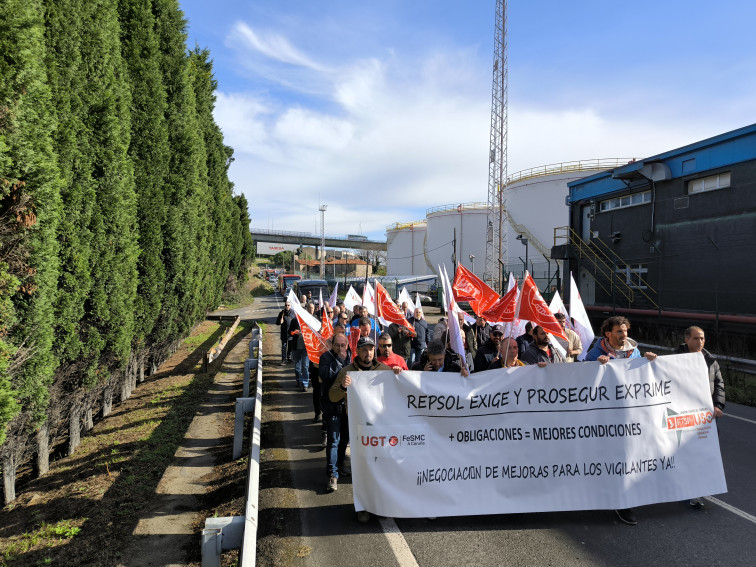 Prosegur busca poner fin al conflicto en la refinería de Repsol ante una 